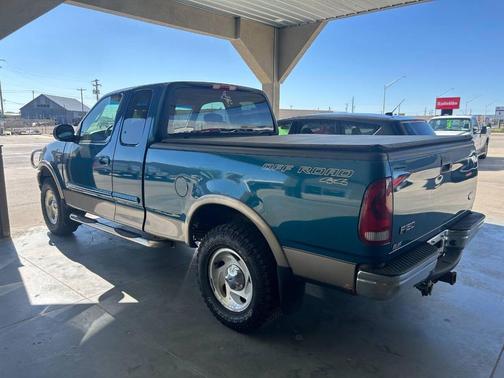 Teal 2001 Ford F-150 XLT SuperCab