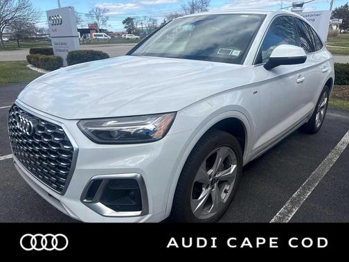 Glacier White Metallic 2023 Audi Q5 45 S line Premium Plus