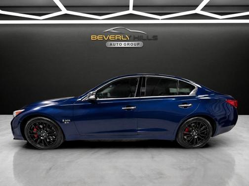 Blue 2019 INFINITI Q50 3.0t Red Sport 400