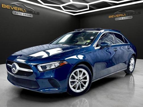 Blue 2020 Mercedes-Benz A-Class A 220 4MATIC