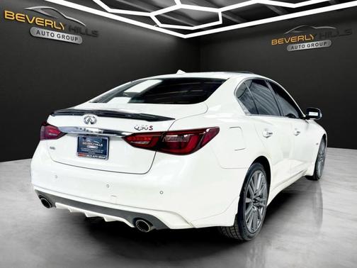 Majestic White 2019 INFINITI Q50 3.0t Red Sport 400
