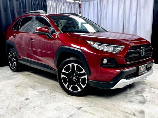 Red 2019 Toyota RAV4 Adventure