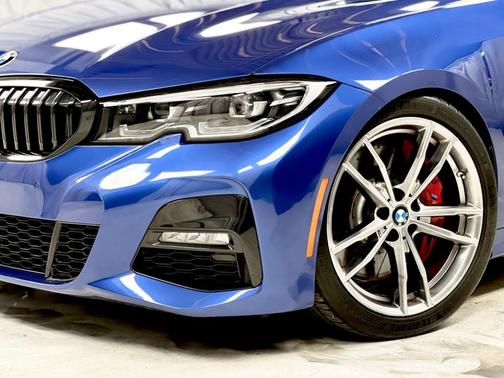 Blue 2020 BMW 330 i xDrive