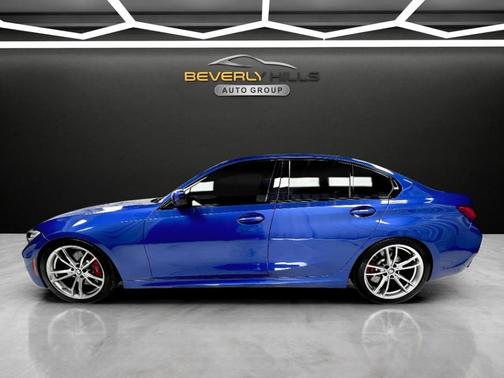 Blue 2020 BMW 330 i xDrive