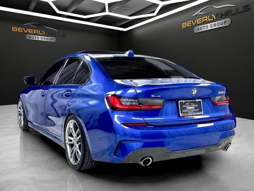 Blue 2020 BMW 330 i xDrive