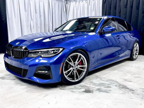 Blue 2020 BMW 330 i xDrive