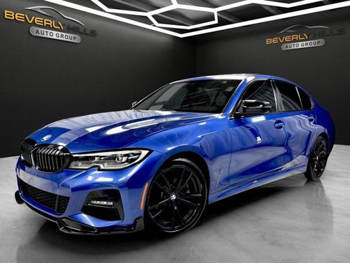 Blue 2021 BMW 330 i xDrive