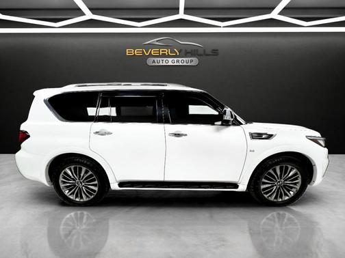 Moonstone White 2018 INFINITI QX80 Base