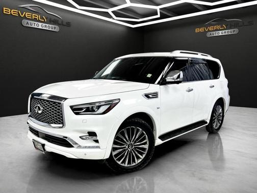 Moonstone White 2018 INFINITI QX80 Base