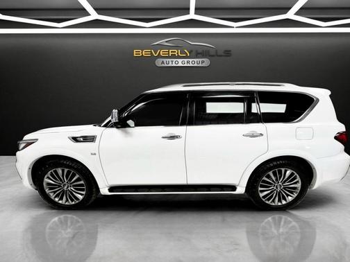 Moonstone White 2018 INFINITI QX80 Base
