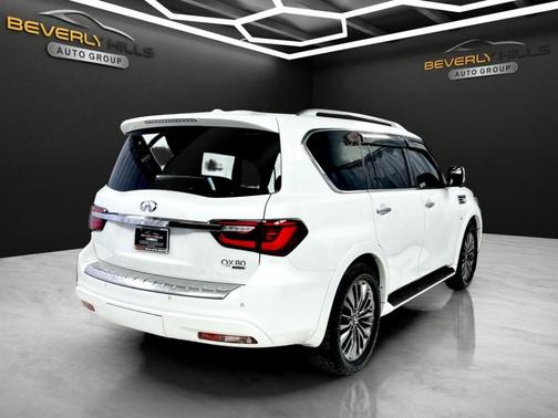 Moonstone White 2018 INFINITI QX80 Base