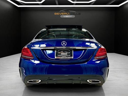 Blue 2021 Mercedes-Benz C-Class C 300 4MATIC