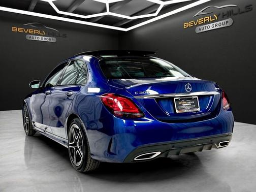Blue 2021 Mercedes-Benz C-Class C 300 4MATIC