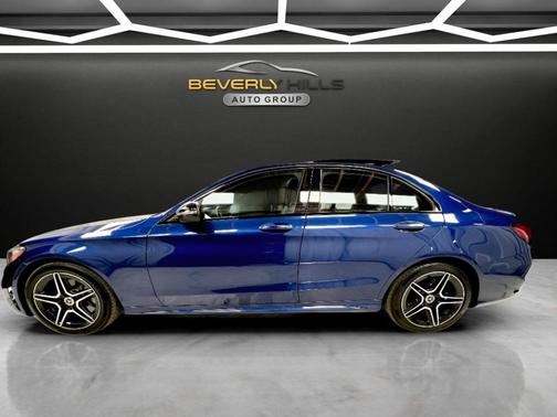 Blue 2021 Mercedes-Benz C-Class C 300 4MATIC
