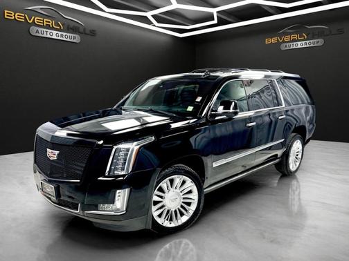 Black 2015 Cadillac Escalade ESV Platinum