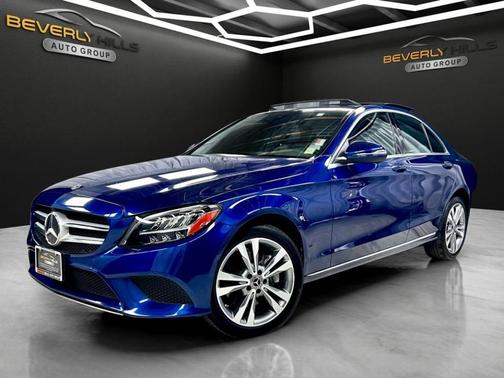 Blue 2020 Mercedes-Benz C-Class C 300 4MATIC