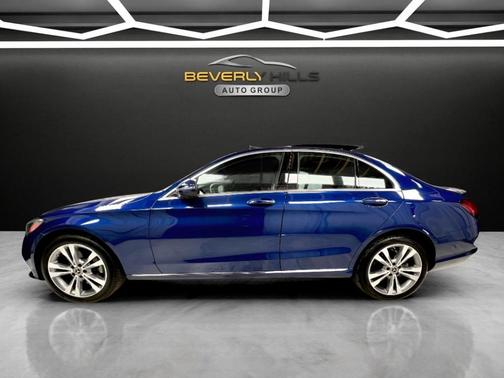 Blue 2020 Mercedes-Benz C-Class C 300 4MATIC