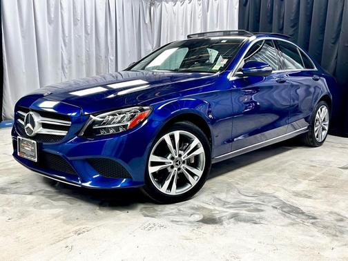 Blue 2020 Mercedes-Benz C-Class C 300 4MATIC