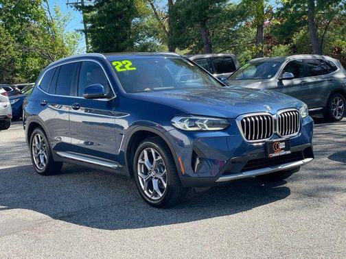 Blue Metallic 2022 BMW X3 xDrive30i