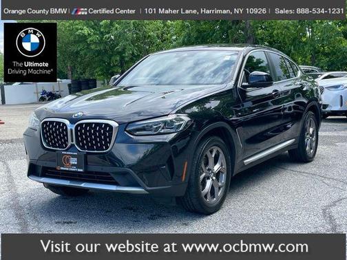 Black Sapphire Metallic 2022 BMW X4 xDrive30i