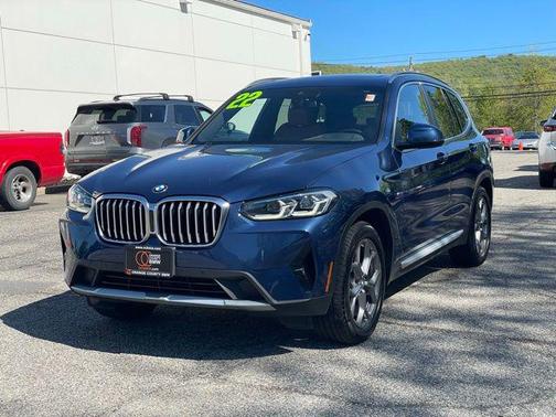 Blue Metallic 2022 BMW X3 xDrive30i