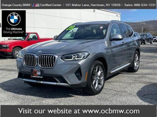 Skyscraper Gray Metallic 2023 BMW X3 xDrive30i