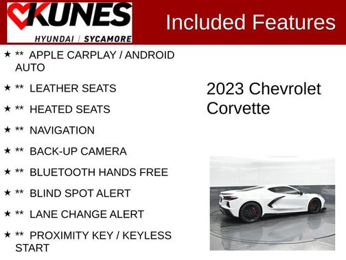 2023 Chevrolet Corvette Stingray w/2LT