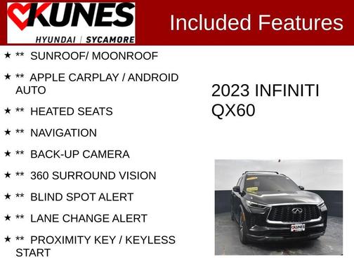 Mineral Black 2023 INFINITI QX60 AUTOGRAPH