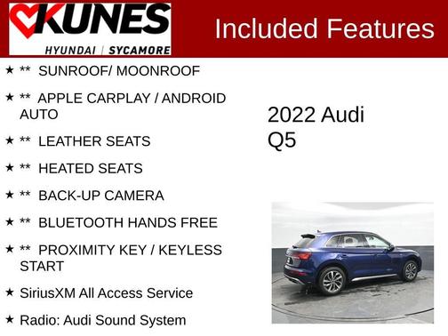 2022 Audi Q5 45 S line quattro Premium