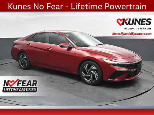 Red 2024 Hyundai ELANTRA Limited