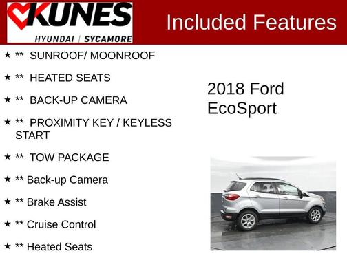 2018 Ford EcoSport SE