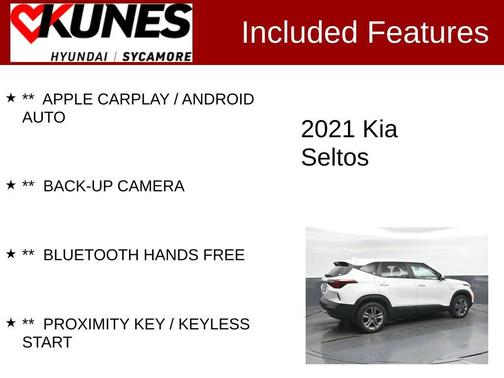 Snow White Pearl 2021 Kia Seltos LX