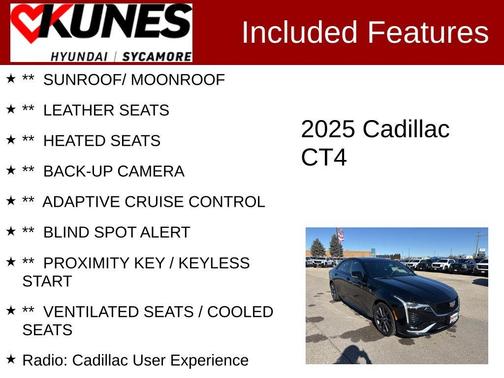 Black Raven 2025 Cadillac CT4 Sport