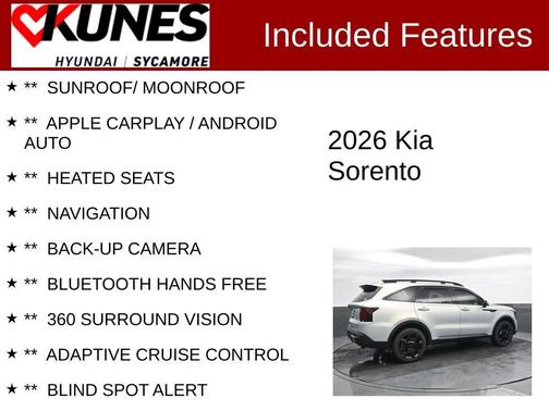 2026 Kia Sorento SX