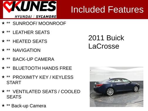 2011 Buick LaCrosse CXS
