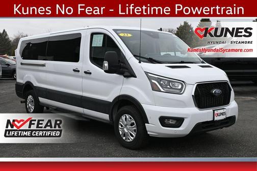 Oxford White 2023 Ford Transit-350 XLT