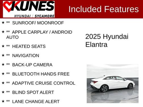 2025 Hyundai ELANTRA SEL Convenience