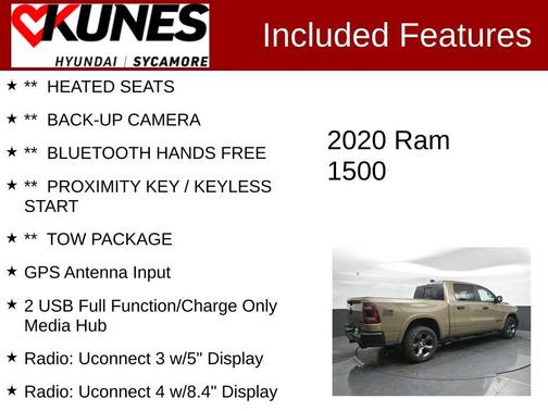 Green 2020 RAM 1500 Big Horn