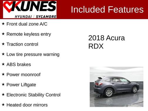 2018 Acura RDX AcuraWatch Plus Package