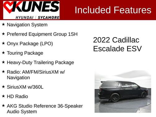 2022 Cadillac Escalade ESV Sport Platinum