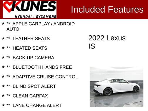 2022 Lexus IS 350 F Sport