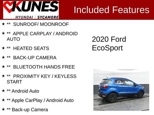 2020 Ford EcoSport SE