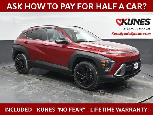 Red Metallic 2026 Hyundai KONA SEL Sport
