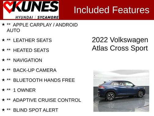 2022 Volkswagen Atlas Cross Sport 2.0T SE