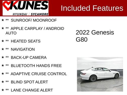 2022 Genesis G80 2.5T