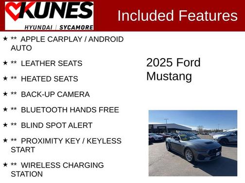 Carbonized Gray Metallic 2025 Ford Mustang GT Premium
