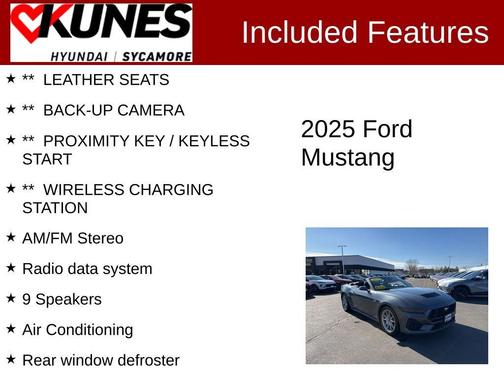 Gray Metallic 2025 Ford Mustang GT Premium