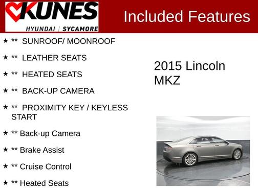 2015 Lincoln MKZ Base