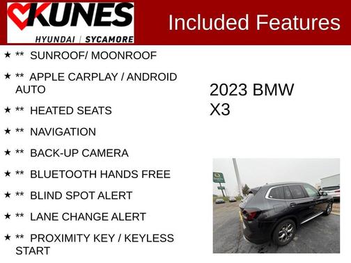 2023 BMW X3 xDrive30i