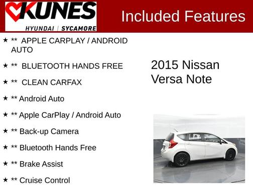 2015 Nissan Versa Note S Plus